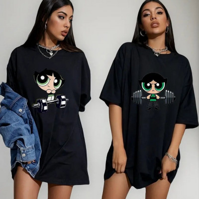 Kit 2 Camiseta Oversized Feminina Treino