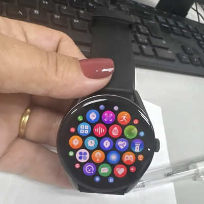 Relógio Smartwatch Qcy Gt S8 Tela Amoled Bluetooth