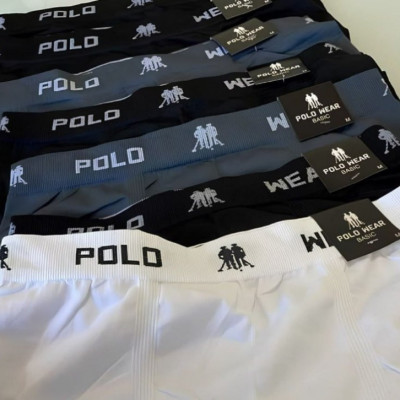 Kit 12 Cuecas Boxer Polo Wear Microfibra