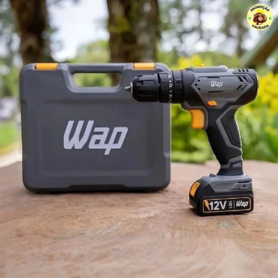 Parafusadeira Furadeira WAP 12V 3/8 polegadas
