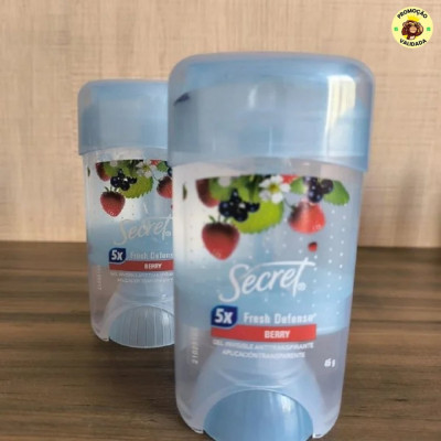 Desodorante Secret Antitranspirante em Gel Berry Frutas Vermelhas 45g