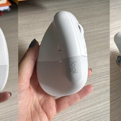 Mouse Sem Fio Logitech Lift Vertical com Design Ergonômico
