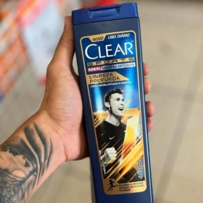 Clear Sports Men Shampoo Anticaspa Limpeza Profunda 400ml