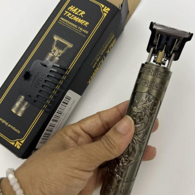 Máquina de Barbear e Cortar Cabelo Sem Fio Recarregável