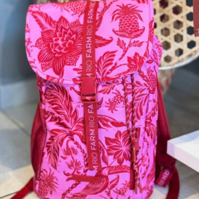 Mochila Farm Coisa Nossa Amalfi Vermelha