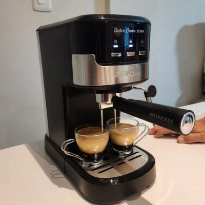 Cafeteira Espresso Dolce Crema 20 Bar, 1200W, MONDIAL