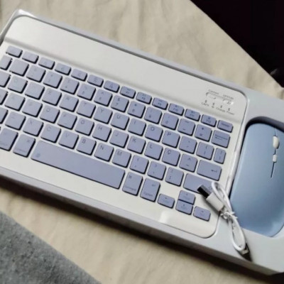 Kit Teclado e Mouse Sem Fio Bluetooth (várias cores)