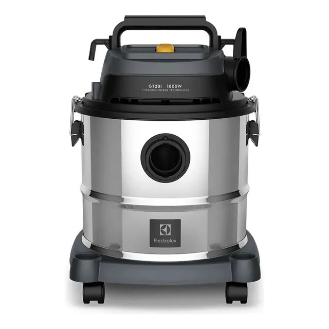 Aspirador Electrolux GT20i: Pó e Água, Sopro e Inox com 1800W