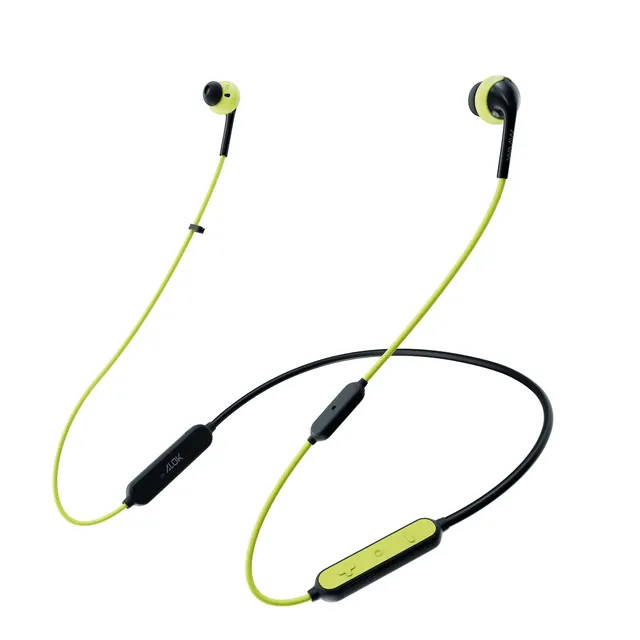 Fone De Ouvido Esportivo Bluetooth Waaw By Alok Move 100ebs — Preto e Verde