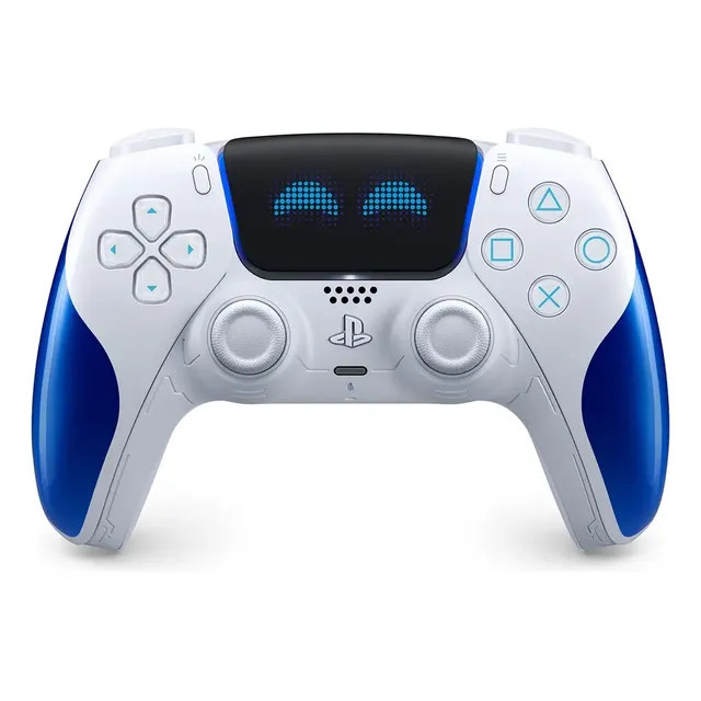 Controlador sem fio Dualsense Astro Bot Joyful Limited E Ps5 branco/azul — edição limitada