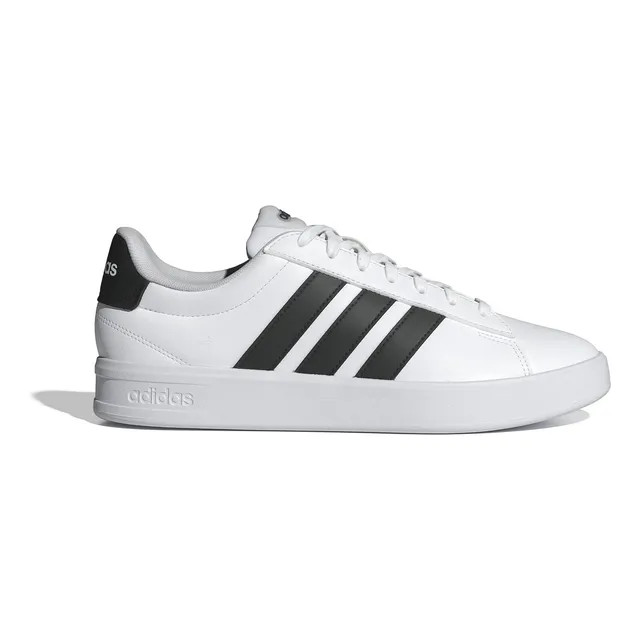 Review: Tênis Masculino Grand Court 3.0 adidas Ftwwht/cblack/ftwwht Liso 41 BR