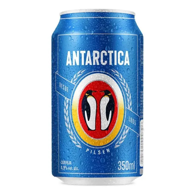 Cerveja Antarctica Pilsen Lata 350ml — Pack com 12