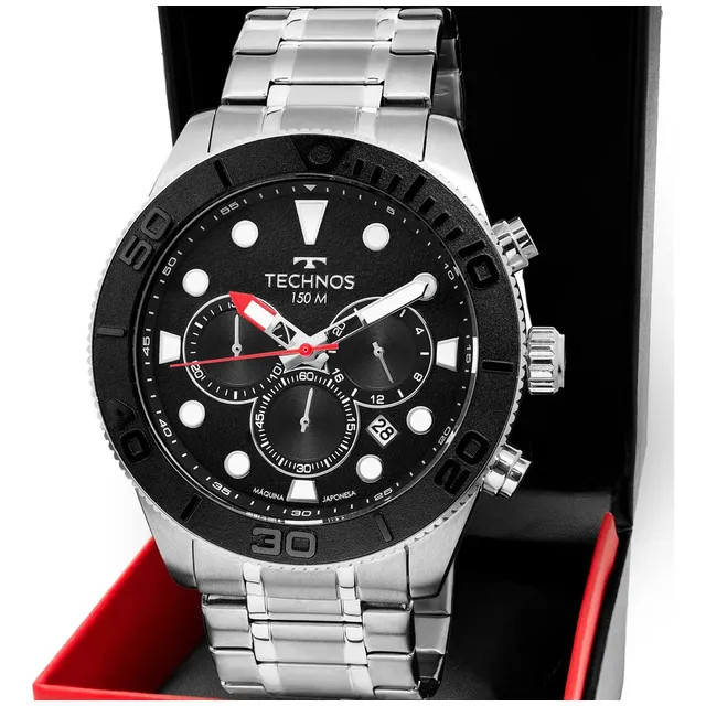 Relógio Technos Masculino Acqua Troca Pulseira JS25BCJ/T1P — Versatilidade Masculina