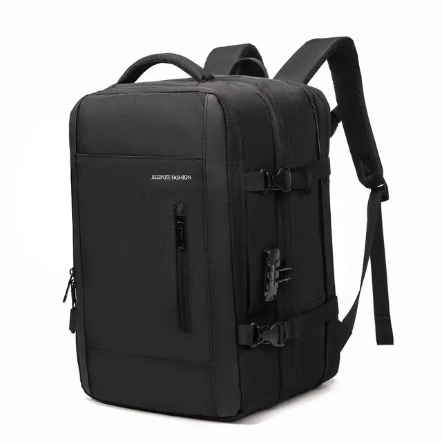 Mochila Para Notebook Impermeável com Porta USB e Senha Para Homem — proteção, carga e segurança