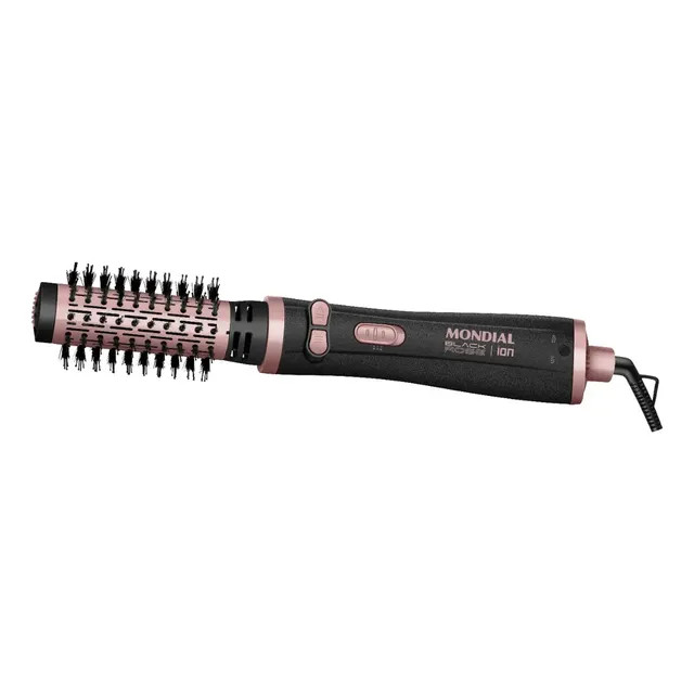 Escova Rotativa Mondial Ceramica Tourmaline Ion 3x1 Erb-01 Rosa 127/220v — review