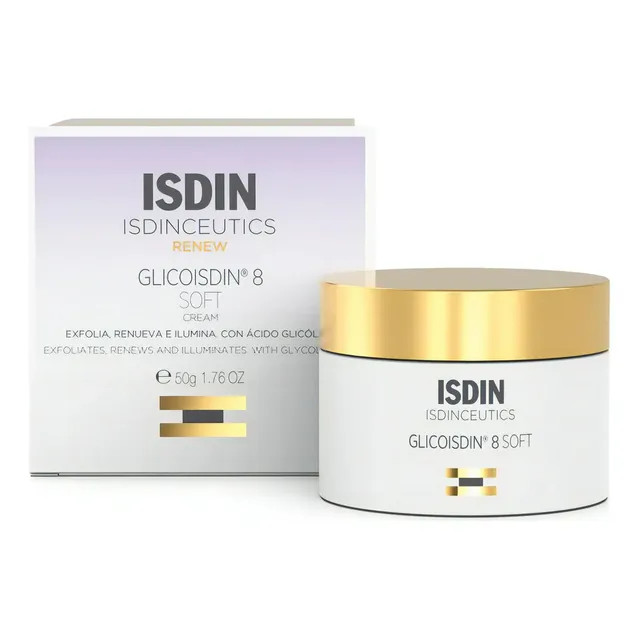Creme Facial Ácido Glicólico Isdinceutics Glicoisdin 8 (50g)