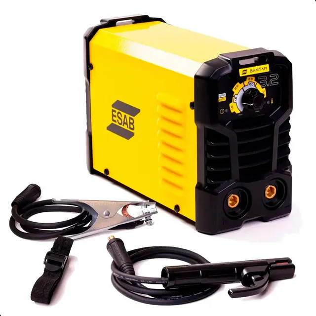 Máquina de Solda Inversora ESAB Bantam 3.2 Bivolt — Versatilidade para eletrodos de 3,2 mm