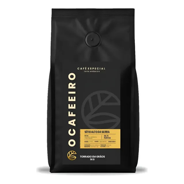 Café Especial Torrado Grãos 84 Pts Cafeeiro Alto Serra 1kg