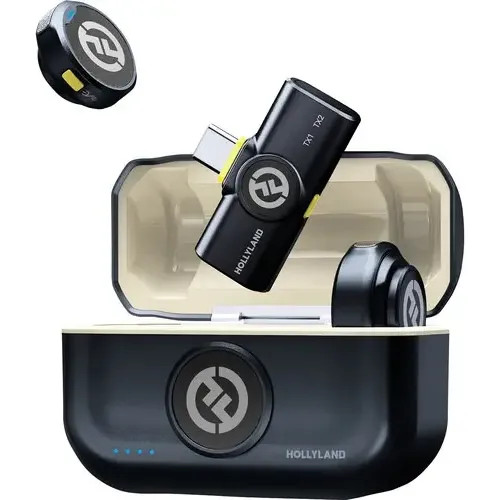 Hollyland Lark M2 — microfone sem fio para iPhone 15/16/17 e Android USB-C