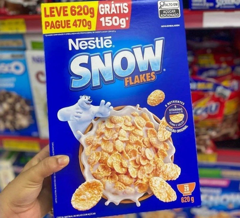 Snow Flakes Cereal Matinal Tradicional 620g