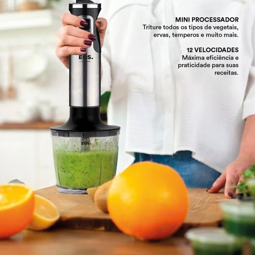 Mixer Eos 3 Em 1 12 Velocidades 850W