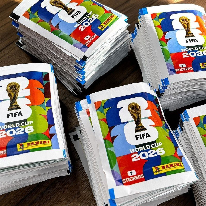 Kit com 50 Envelopes (350 Figurinhas) Copa do Mundo 2026 Panini