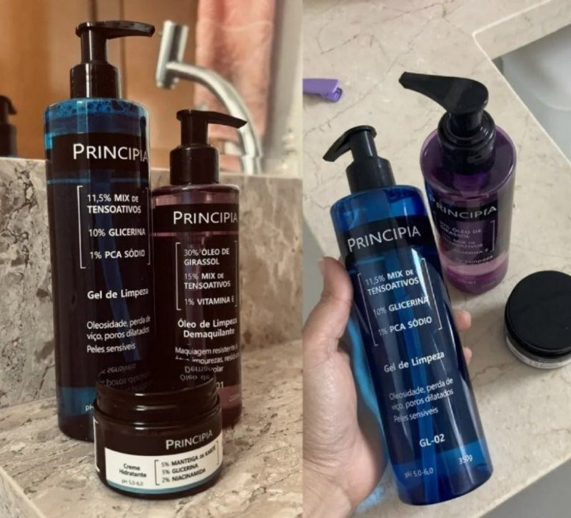 Principia Kit Limpeza E Hidratação (Ch-01 + Ol-01 + Gl-02)