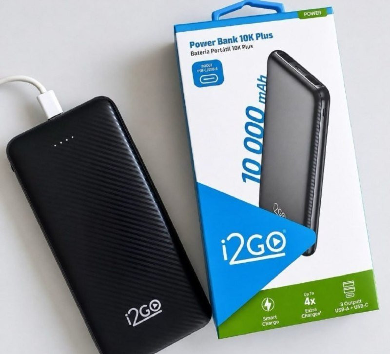 Carregador Portátil Power Bank I2go 10000mah