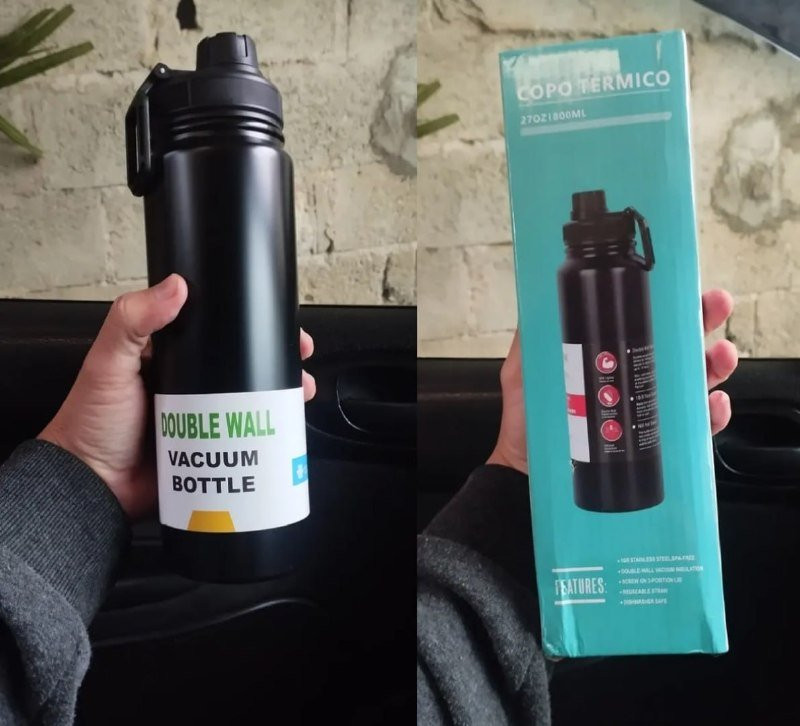 Garrafa De Água Termica 800ml
