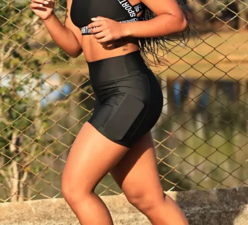 Shorts Modelador C/ Bolso (várias cores)