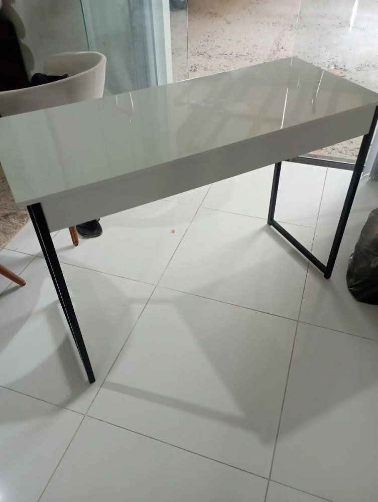 Escrivaninha Industrial 110cm Mesa Estudo