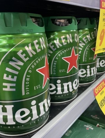 Cerveja Premium 5L Barril Heineken