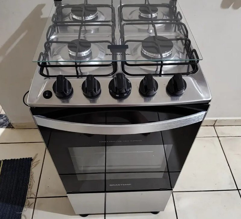 Fogão Brastemp 4 Bocas Inox