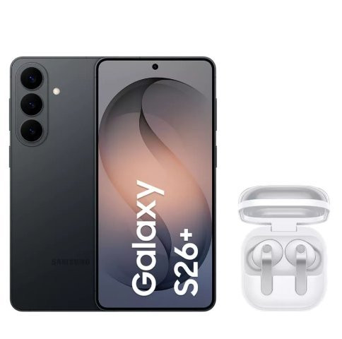 S26+ 256GB Preto + Buds4 Pro Branco