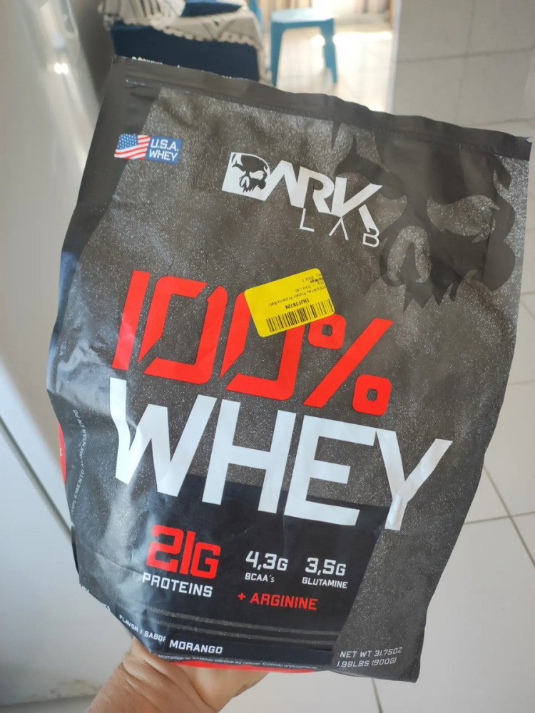 100% Whey Protein 900g Dark Lab Baunilha
