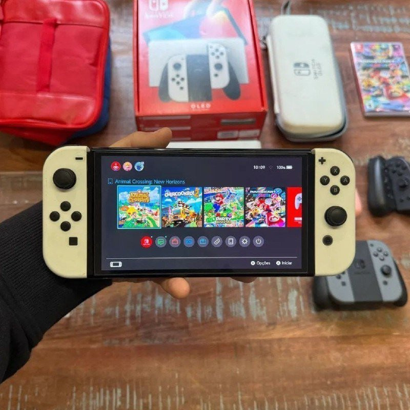 Bundle Nintendo Switch OLED + Super Mario Bros. Wonder + 3 Meses de Nintendo Switch Online