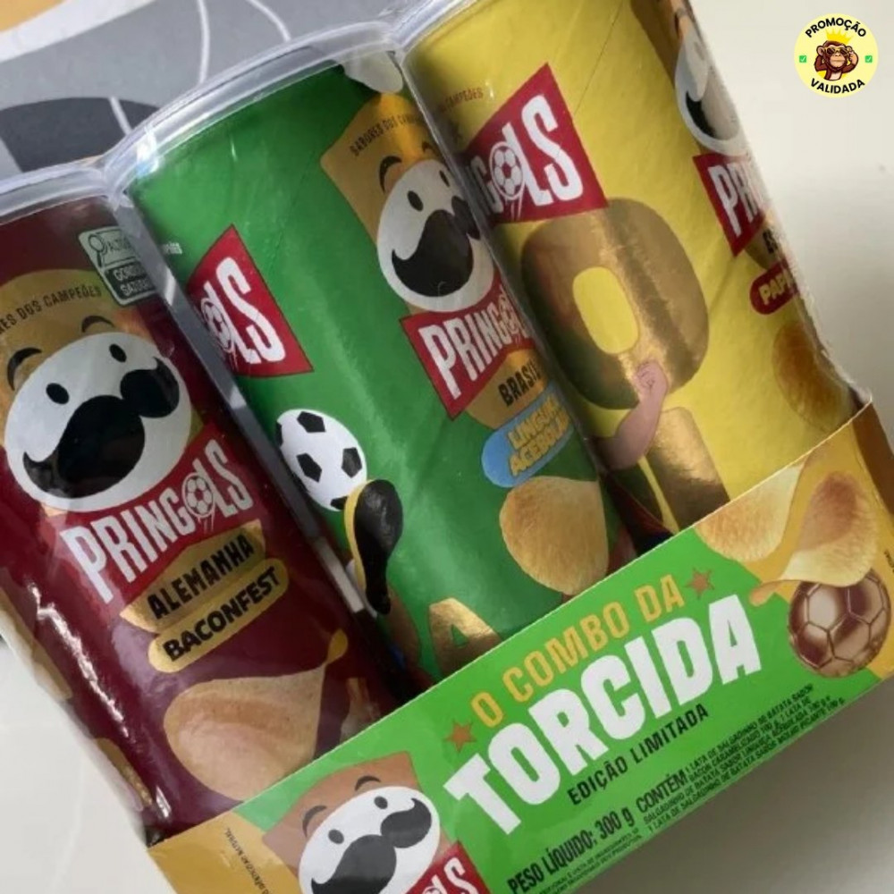 Salgadinho Batata Frita Pringles Tripack