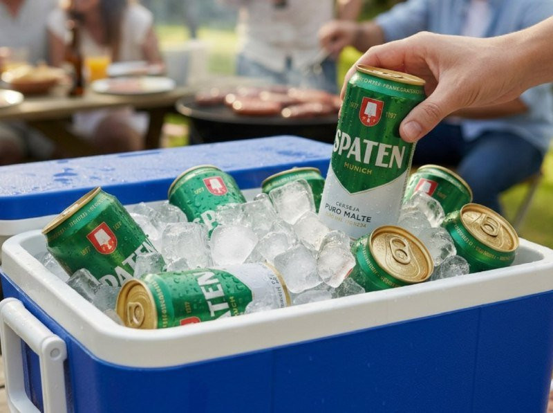 🍺 Pack Cerveja Spaten Puro Malte Lata 350ml - 12 Unidades
