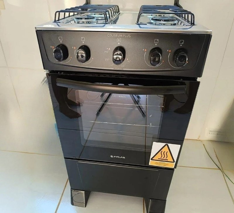 Fogão 4 Bocas Atlas Mônaco Plus Acendimento Automático Bivolt
