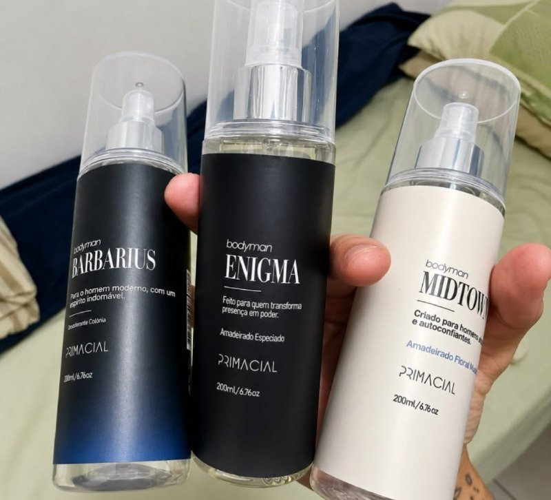Kit Body Splash Primacial: Barbarius + Enigma + Midtown 200ml