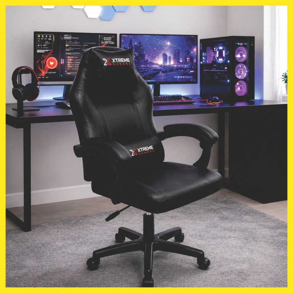 Cadeira Gamer Ergonômica Reclinável Preto