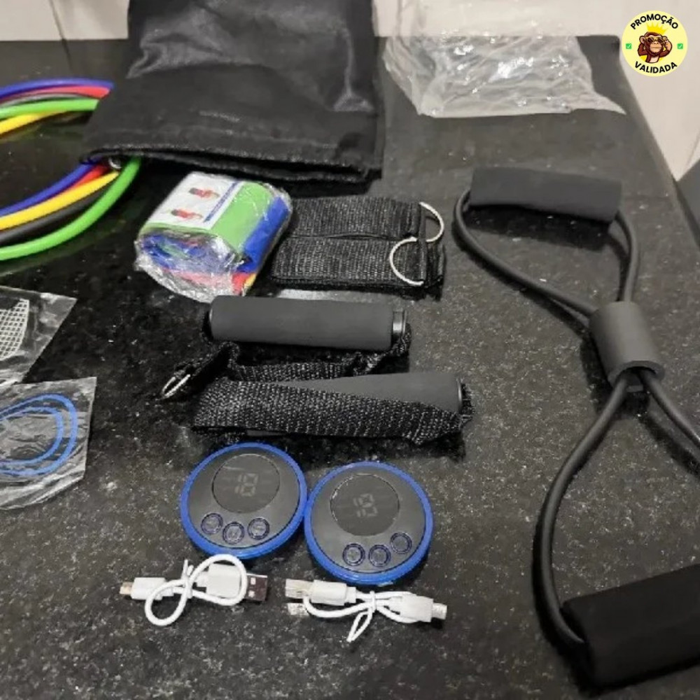 Kit 20 Itens Esportivos Para Treino Em Casa