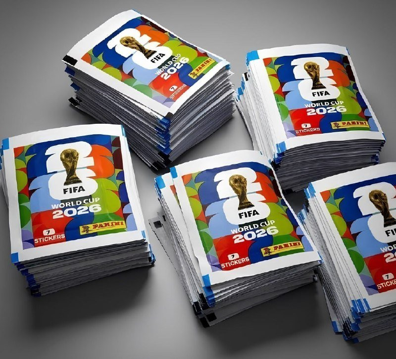 Kit 700 Figurinha Do Álbum Copa Do Mundo 2026 - 100 Envelopes