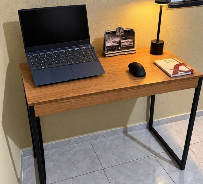 Escrivaninha Industrial 90cm Mdf