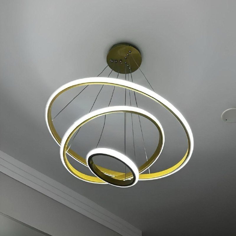 Lustre Led Sala Moderno 60w 3 Arcos