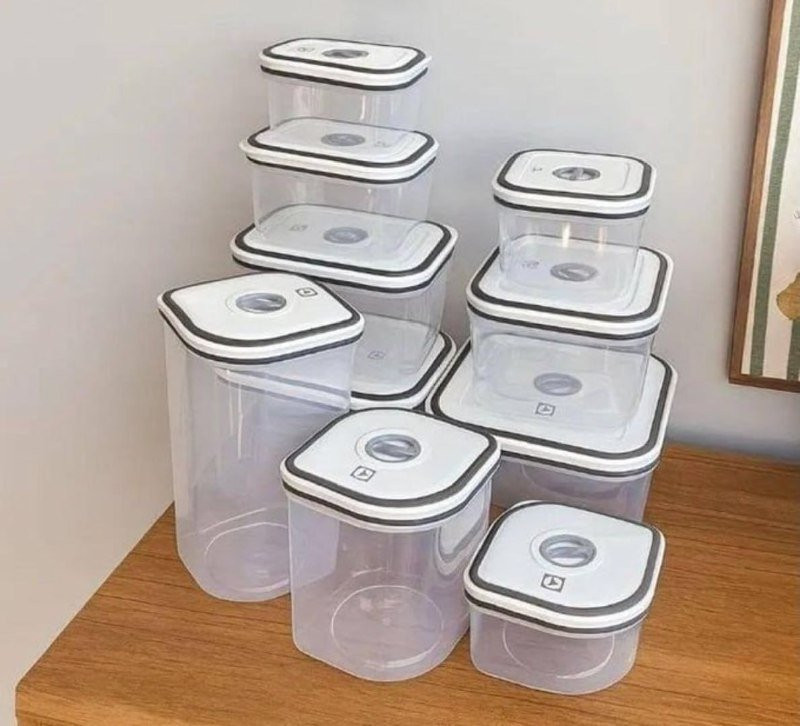 Conjunto 10 Potes Herméticos De Plástico-Electrolux