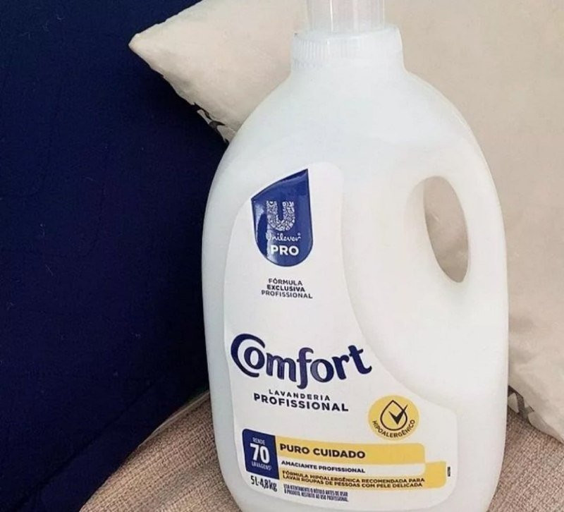 Amaciante Comfort Lavanderia Profissional Puro Cuidado 5L