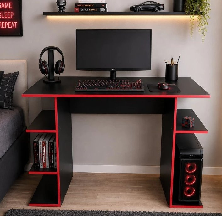 Mesa Gamer Escrivaninha para Computador e Jogos