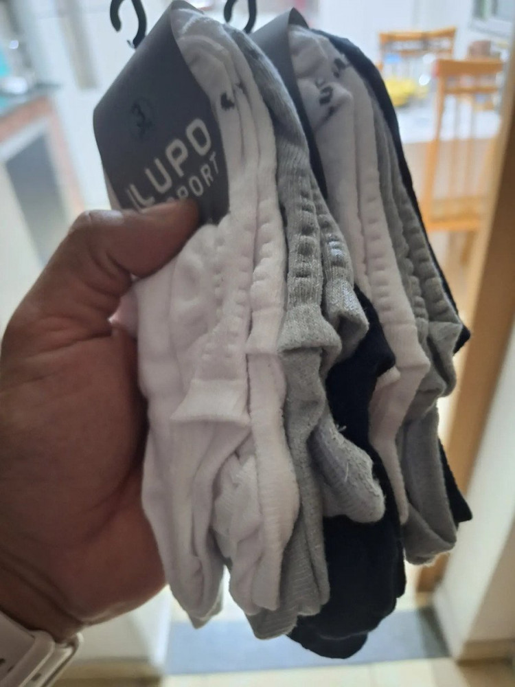 Kit 6 Pares Meias Lupo Sapatilha Invisível Sport