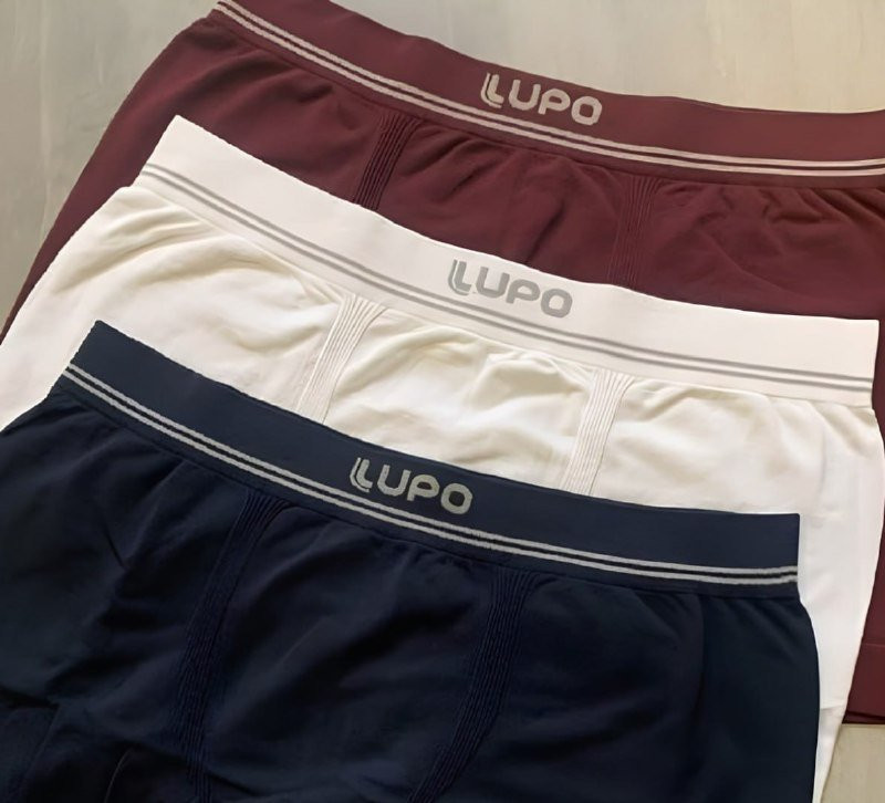 Kit 6 Cuecas Boxer Lupo Sem Costura